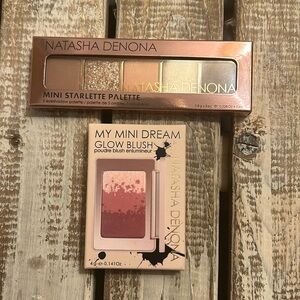 NWT Natasha Denona My Mini Starlette Eyeshadow Palette & My Mini Dream Blush